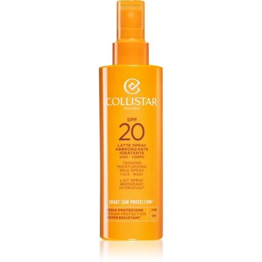 Collistar Smart Sun Protection Tanning Moisturizing Milk Spray SPF 20 spray-loțiune de protecție SPF 20 200 ml