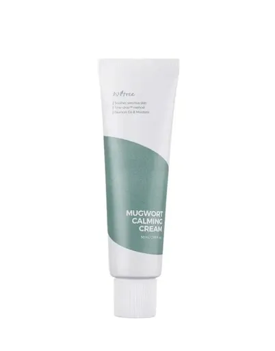 Isntree Cremă facială calmantă Mugwort (Calming Cream) 50 ml