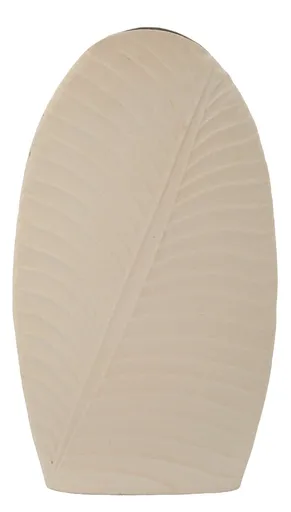 Vaza decorativa Dune High, Mauro Ferretti, 31x13x53.5 cm, fier, crem