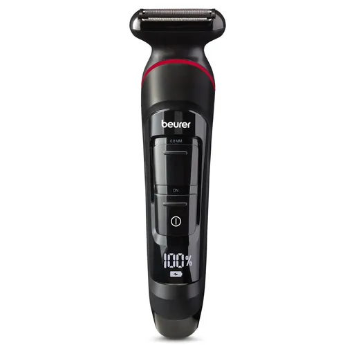 Trimmer multifunctional Beurer MN9X, 800 mAh, Pana la 90 min, LED, IPX7, 11 atasamente, Incarcare rapida, Negru
