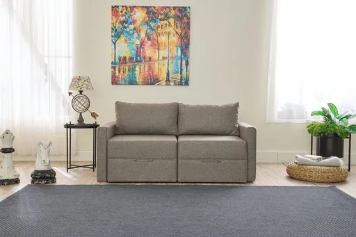 Canapea extensibila 2 locuri, Atelier del Sofa, 825BLC5415, Maro