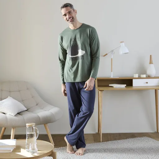 Pijama cu pantaloni și mâneci lungi Hedgehog