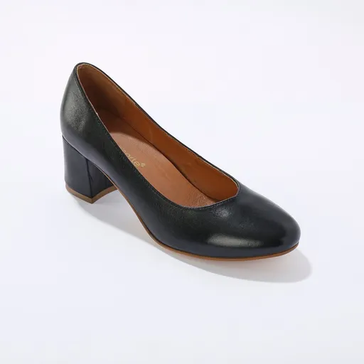 Pantofi cu toc înalt din piele