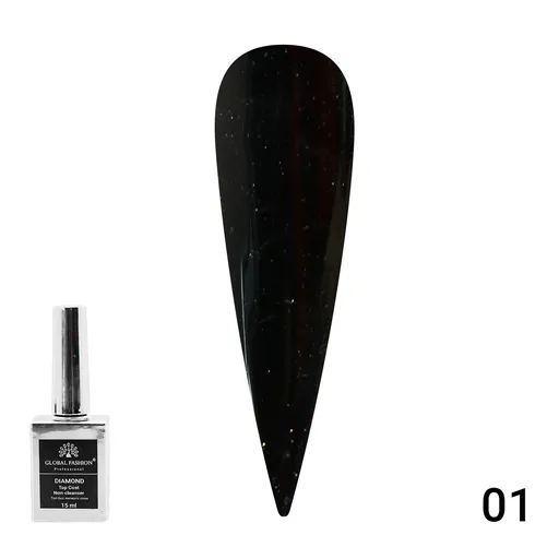 Top Coat Galaxy, fara Strat Lipicios, 15 ml 01, TPO Free