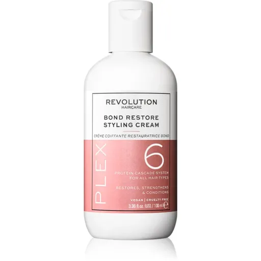 Revolution Haircare Plex No.6 Bond Restore Styling Cream Aplicarea jeturilor de refacere pentru ingrijire pentru par deteriorat 100 ml