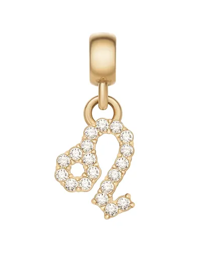 Daniel Wellington Pandantiv placat cu aur cu cristale Leu Crystal Zodiac DW00400759