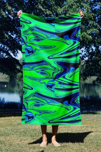 Prosop de plaja, L'essentiel Maison, Esotic Aura 90, 90x150 cm, Multicolor