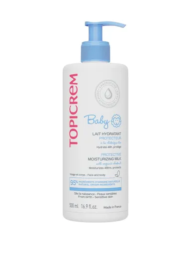 Topicrem Lapte hidratant de protecție Baby (Protective Moisturizing Milk) 500 ml