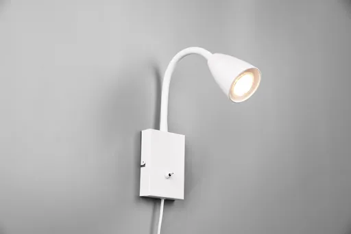 Lampa de perete Wanda, TRIO, 8.5x22x23.5 cm, 10W, 1x GU10, metal, alb mat
