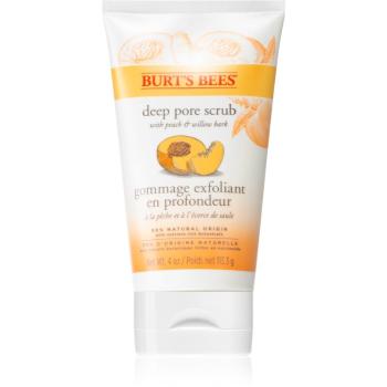 Burt’s Bees Peach & Willow Bark peeling de curățare profundă 113,3 g