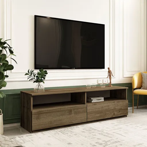 Comoda TV, Hanah Home, Centra, 144x49.8x45 cm, Maro