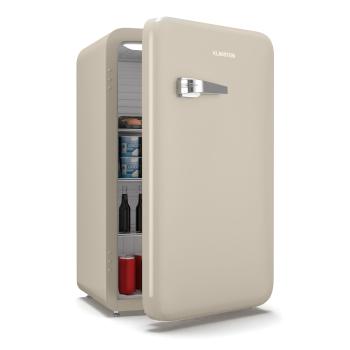 Klarstein Audrey Evo minifrigider, 90 l, design retro, silențios, compact, disponibil în 3 culori.