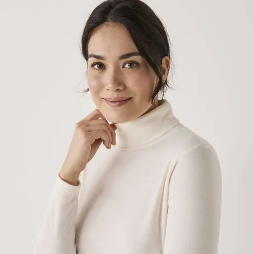 Tricou termic cu guler înalt și mânecă lungă Thermoperle