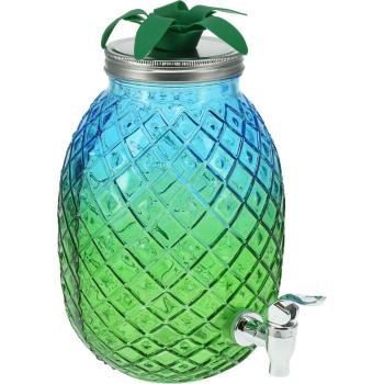 Dozator de băuturi EH din sticlă 4,5 l, verde, verde