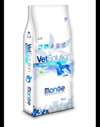 MONGE Vet Solution Dog Dermatosis hrana dietetica pentru caini cu afectiuni dermatologice 12 kg