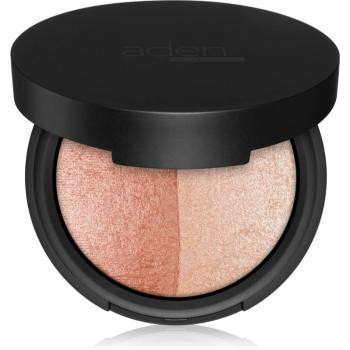 Aden Cosmetics Terracotta Baked Bronzer/Highlighter Duo autobronzant și iluminator culoare 01 7 g