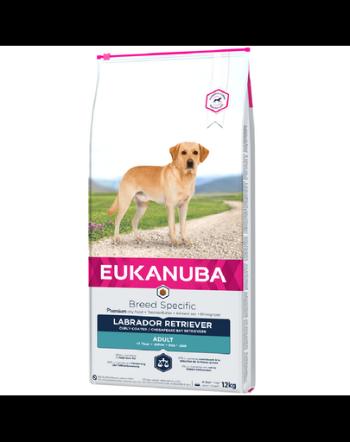 EUKANUBA Adult Breeds Specific Labrador Retriever Chicken hrana uscata caini Labrador Retriever adulti, cu pui 12 kg