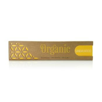 Bețișoare parfumate Organic Goodness Masala 12pcs,San dalwood