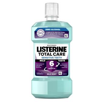 Listerine Apa de gură pentru îngrijire completă pentru dinții sensibili Total Care Sensitive Teeth 500 ml