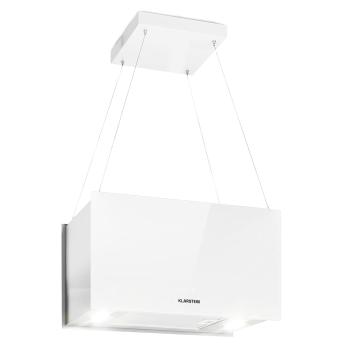 Klarstein Kronleuchter L, hotă tip insulă, 60 cm, evacuare 590 m³/h, LED, touch, alb