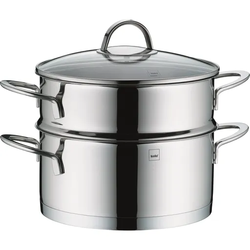 Oală de gătit la aburi Kela din oțel inoxidabil cucapac CAILIN, 20 cm