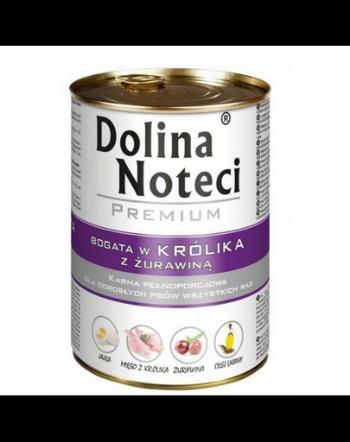 DOLINA NOTECI Premium bogat în iepure cu merișoare 400 g