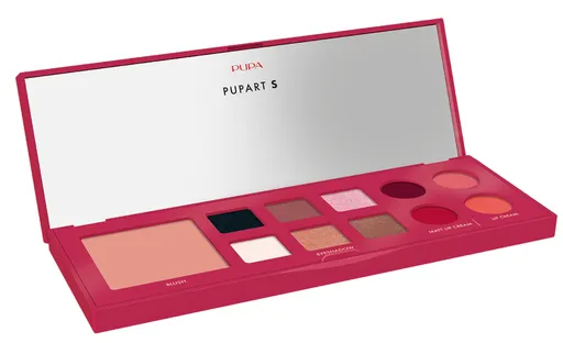 PUPA Milano Paletă de make-up pentru față Pupart Small Burgundy (Palette) 11,4 g