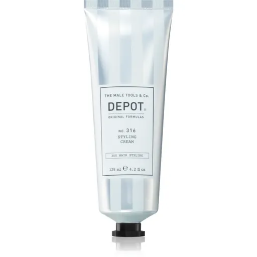 DEPOT 300 HAIR STYLING NO. 316 STYLING CREAM cremă de coafat pentru fermitate medie și reflexe naturale 125 ml