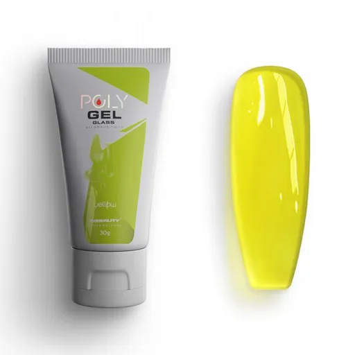 Polygel Glass 2M Hema Free - Yellow 30gr