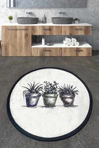 Covoras de baie, L'essentiel Maison, Koule, Poliester, Multicolor