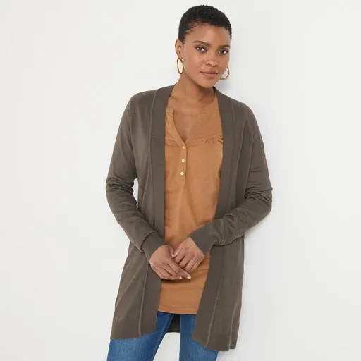 Cardigan lung fără închidere