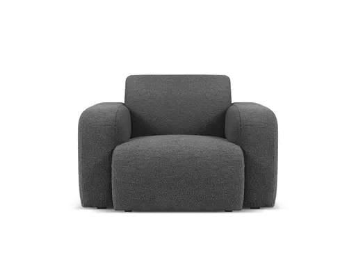 Fotoliu, Molino-101, Micadoni Home, 105x95x72 cm, tesatura boucle, gri inchis