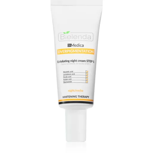 Bielenda Dr Medica Overpigmentation crema de noapte pentru fata cu efect de exfoliere 30 ml