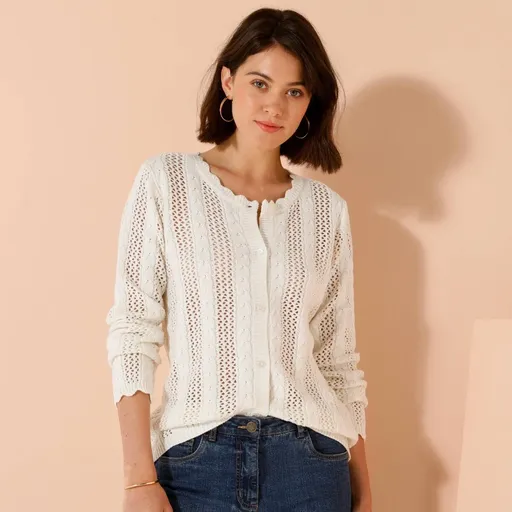 Pulover Azura cu nasturi