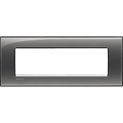 Rama ornament 7 module Bticino Living Light LNA4807KF, cenusiu