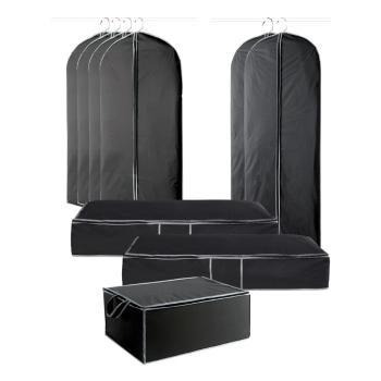 Set de huse pentru rochii Compactor,organizatoare pentru textile Urban, 9 buc