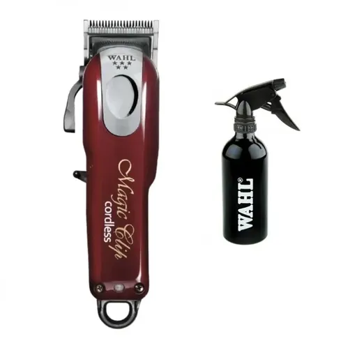 Masina de Tuns Wahl Magic Clip 5 Cordless cu Gratare Premium + Cadou Pulverizator