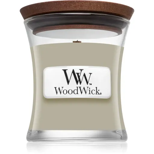 Woodwick Fireside Au Coin Du Feu lumânare parfumată cu fitil din lemn 85 g
