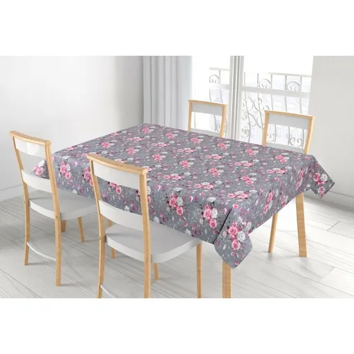 Față de masă Bellatex Adéla Flori de trandafir roz, 100 x 100 cm, 100 x 100 cm