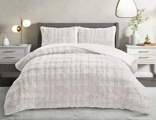 Set pilota si perna, L'essentiel Maison, Rabbit, Poliester, Crem