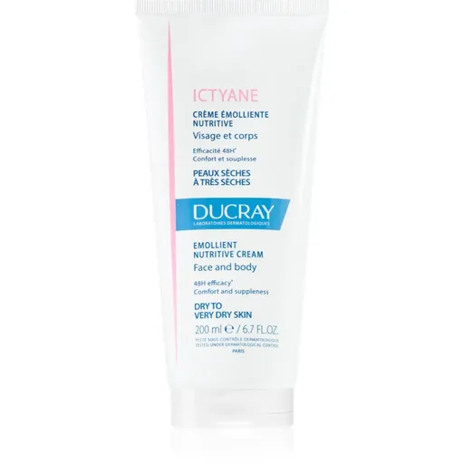 Ducray Ictyane crema de corp hidratanta pentru pielea uscata sau foarte uscata 200 ml