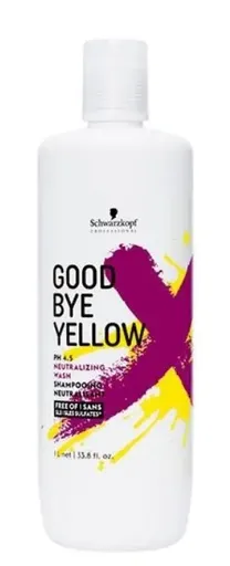 Sampon  Profesional pentru Neutralizarea Tonurilor de Galben Schwarzkopf Professional Good Bye Yellow 1000 ml