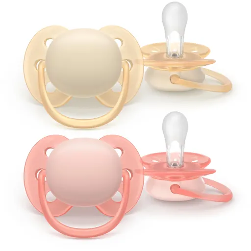 Philips Avent Ultrasoft SCF091/38 0-6 m suzetă Girl 2 buc