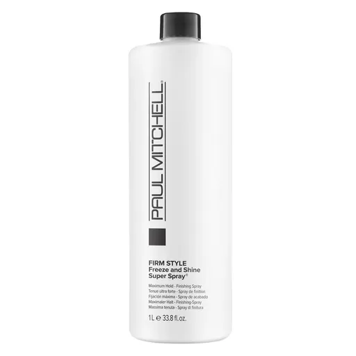 Paul Mitchell Lac cu fixare maximă Firm Style Freeze and Shine Super Spray (Maximum Hold Finishing Spray) 1000 ml - umplere de rezervă