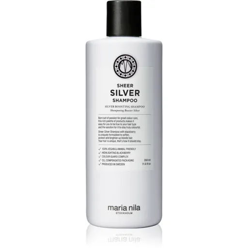 Maria Nila Sheer Silver Shampoo șampon pentru neutralizarea tonurilor de galben 350 ml