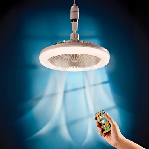 Ventilator de tavan cu lumina