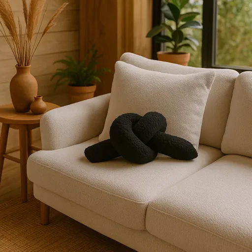 Perna, Ask Dugum, 44x22x18 cm, Poliester, Negru