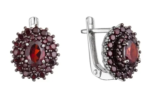 Evolution Group - Pavona Cercei suspendați de lux cu granate autentice 11497.3