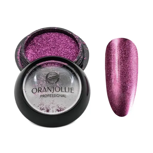 Pigment Unghii Holografic Roz - L005 - Oranjollie