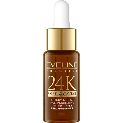Eveline Cosmetics 24K Snail & Caviar ser antirid extract de melc 18 ml